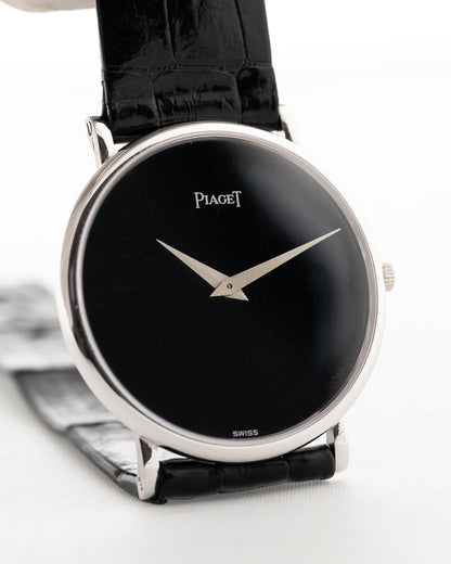 Piaaget Altiplano 18k Black Watch